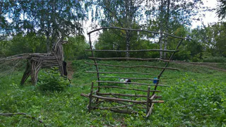 В Заречном парке Глазова появился очередной арт-объект