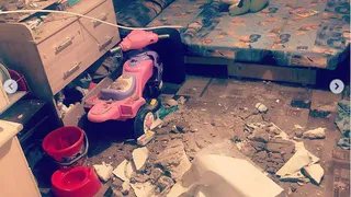 В одном из домов столицы Удмуртии обрушился потолок