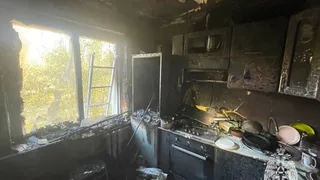 В Ижевске случился пожар в многоквартирном доме