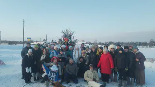 В деревне Глазовского района отметили Новый год большим сельским праздником