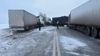 Смертельное ДТП с участием четырёх грузовиков произошло в Удмуртии