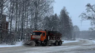 В Глазове вновь снегопад