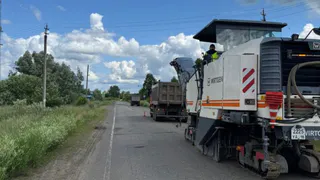 Участок дороги Камбарка – граница Пермского края начали ремонтировать в Удмуртии