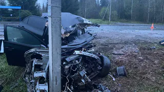 Водитель иномарки погиб в ДТП в Удмуртии