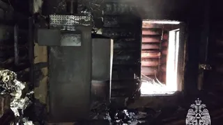 Баня, отапливаемая газом, горела в Удмуртии