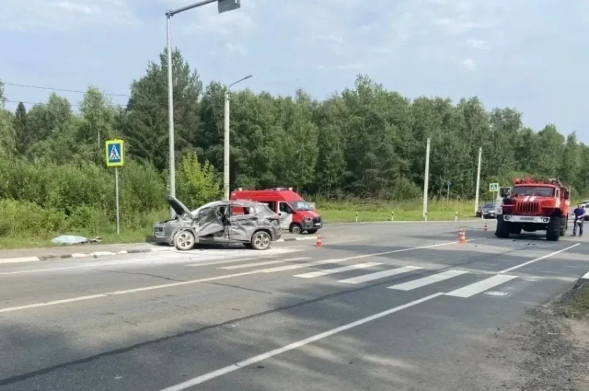 Женщина погибла при столкновении с пожарной машиной в Удмуртии