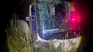 ДТП с автобусом и грузовиком произошло в Удмуртии