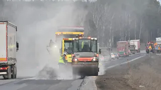 В Удмуртии начался ремонт федеральной трассы возле села Юськи