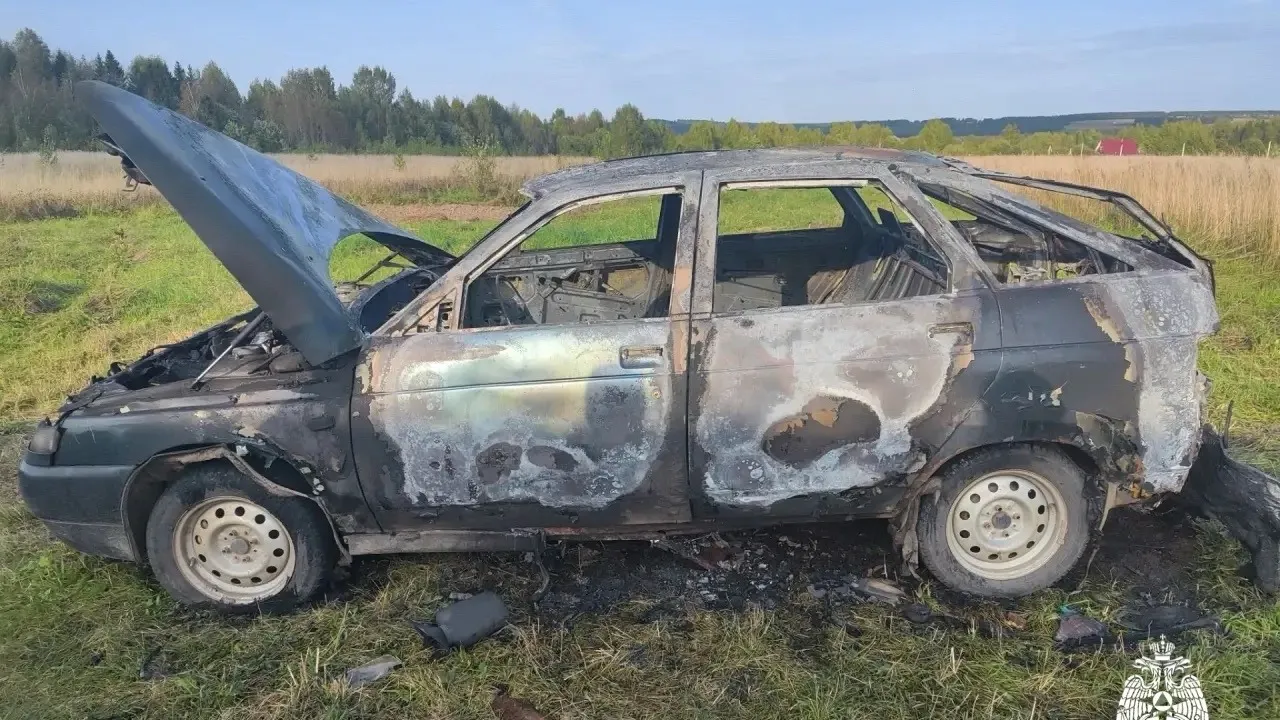 В Удмуртии автомобиль сгорел из-за сварочных работ