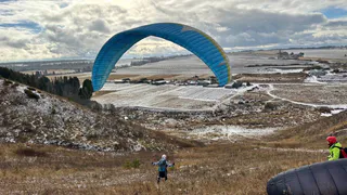 На парапланах соревновались в Удмуртии на дельтадроме Можгинского района