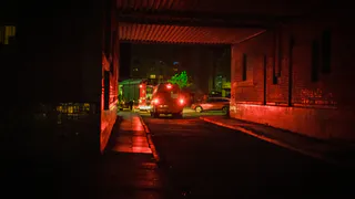 Пожар произошел вчера ночью в Глазове