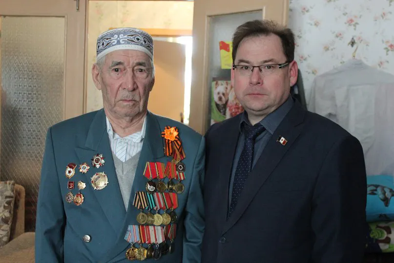 Участник Великой Отечественной войны Фаат Гафазович Ахтариев отметил 92-ой День рождения