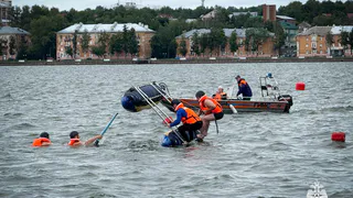 Соревнования по водно-спасательному многоборью прошли в Удмуртии