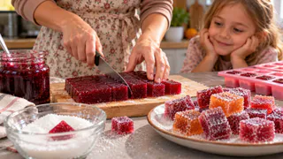 Когда дети просят купить конфет, беру стакан любого варенья и через 20 минут готов полезный мармелад
