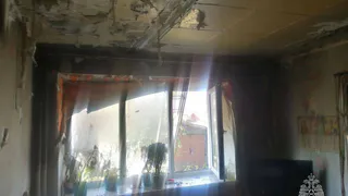 В Балезино произошел пожар в многоквартирном доме