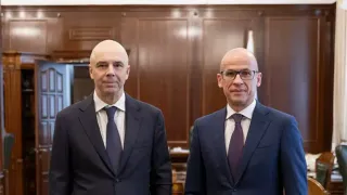 Антон Силуанов и Александр Бречалов обсудили бюджет Удмуртии и ход реконструкции набережной
