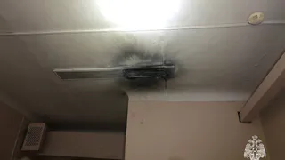 Рабочие потушили пожар в детском саду Ижевска