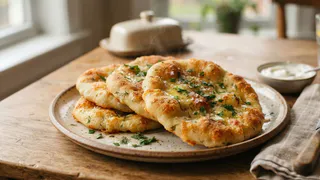 Кладу ложку муки, сметану и яйцо — делаю вкуснейшие сырные лепешки: 10 минут - и готово, нежные, и очень вкусные