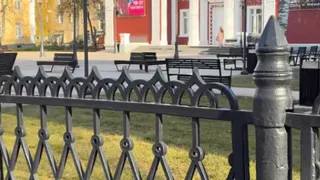 В октябре завершится благоустройство театральной площади у театра «Парафраз» 