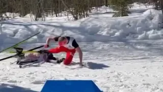 Лыжник из Удмуртии ударил соперника по голове во время соревнований