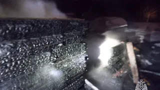 Две бани сгорели в Глазовском районе