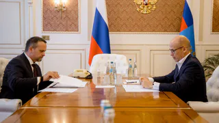 Глава Удмуртии встретился с министром транспорта России Андреем Никитиным