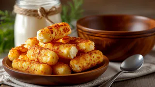 Вместо сырников и оладий беру пачку творога и делаю гору вкуснятины к чаю — ленивые брусочки за 10 минут