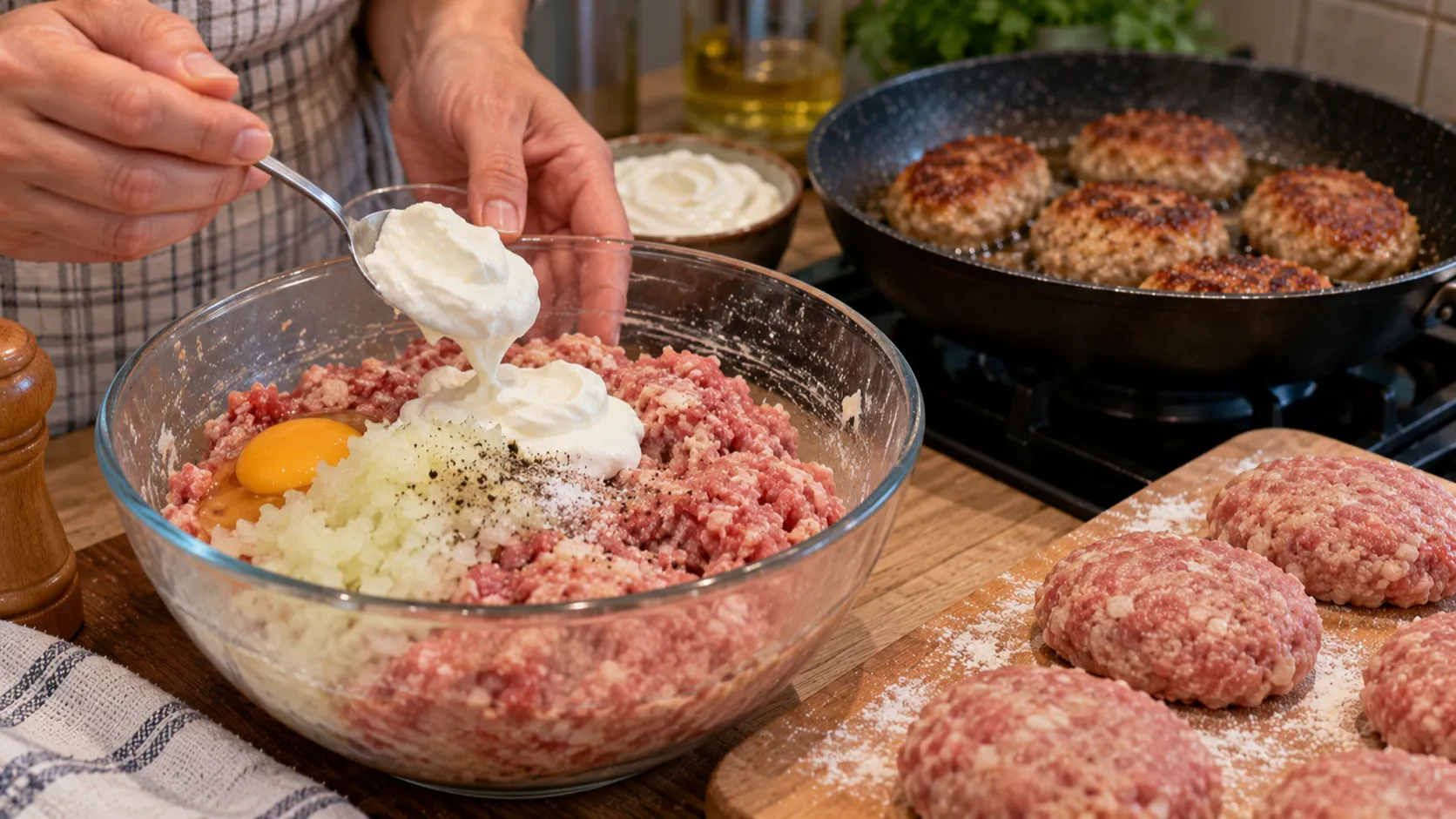 Не хлебный мякиш и не сало: что добавить в фарш для сочности и вкуса — котлеты получаются «воздушными» и нежнейшими
