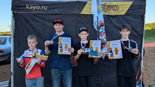 Юные мотогонщики из Глазова привезли медали с чемпионата и первенства Удмуртской Республики