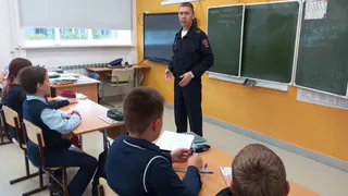 В образовательном учреждении Удмуртии прошли уроки дорожной безопасности