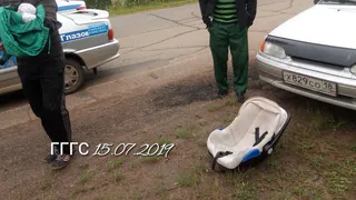 В Глазовском районе "Нива" протаранила"Гранту", в которой находился полугодовалый малыш