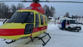 Вертолёт скорой помощи спас 16 детей в Удмуртии за 2025 год