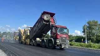 В Удмуртии дорожники проложили первый километр трассы "Ижевск-Аэропорт"