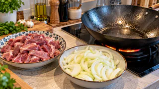 Что класть в плов первым — мясо или лук: 3 шеф-повара рассказали, как добиться рассыпчатости и насыщенного вкуса