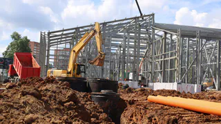 Центр культурного развития в Глазове - в активной фазе строительства