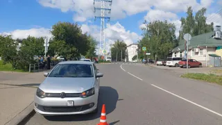 В Удмуртии машина сбила 12-летнего велосипедиста на пешеходном переходе