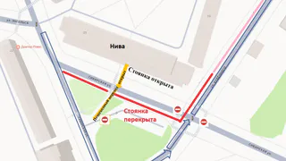 В Глазове закрыт проезд от «Нивы» к перекрестку Буденного-Сибирская