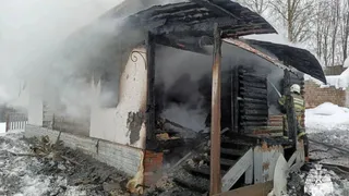 В Удмуртии угольная пыль спровоцировала пожар с пострадавшим