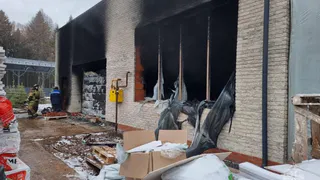 В Завьяловском районе Удмуртии сгорел недостроенный дом