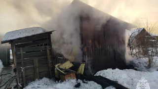 В Увинском районе Удмуртии случился пожар