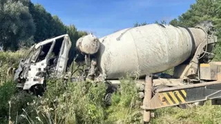 В Удмуртии опрокинулась фура "Скания": пострадавший шофер оказался в больнице
