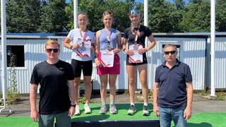 Юные глазовчанки боролись за Кубок по летнему биатлону