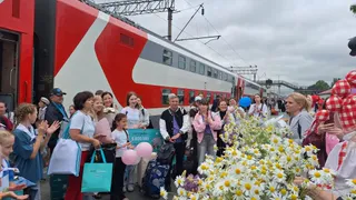 Поезд с победителями всероссийского конкурса «Это у нас семейное» прибыл в Удмуртию