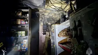 За минувшие сутки сразу в двух торговых объектах Глазова произошли пожары