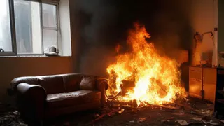 Из-за загоревшегося в квартире моноколеса в Глазове пожарные эвакуировали четырех человек