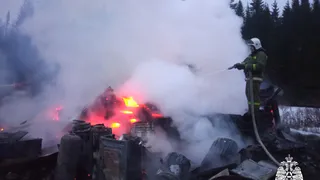 Мужчина погиб на пожаре в Удмуртии