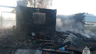 Два человека погибли на пожаре в СНТ Удмуртии