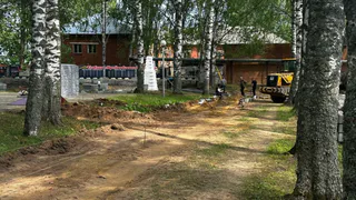 В Юкаменском районе приступили к благоустройству мемориального комплекса