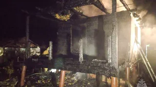 В Глазовском районе сгорел садовый дом