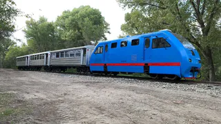 В Удмуртии сделали поезд для детской железной дороги